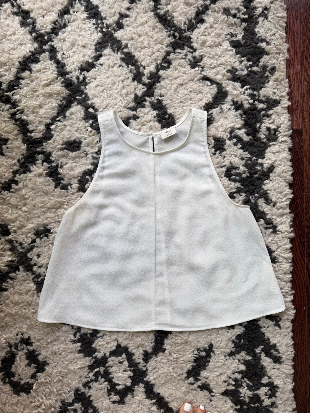 Aritzia Wilfred Textured Sleeveless Tank Top - Picture 1 of 3